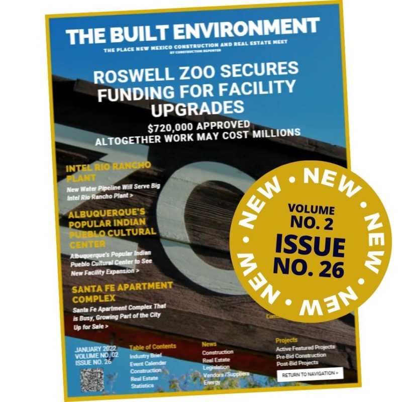 The Built Environment magazine, January 2022 issue